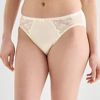 Ambrielle Tulip Lace Shine High Cut Panty