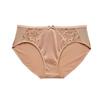 Ambrielle Tulip Lace Shine Hipster Panty