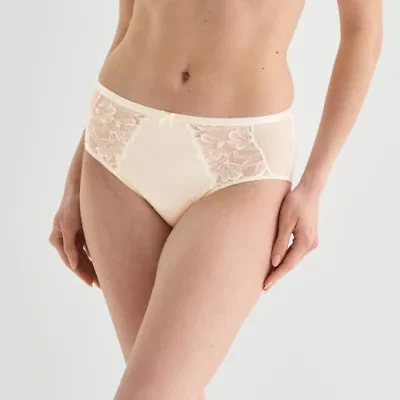 Ambrielle Tulip Lace Shine Brief Panty
