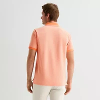 St. John's Bay Essential Oxford Mens Classic Fit Short Sleeve Polo Shirt