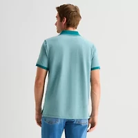 St. John's Bay Essential Oxford Mens Classic Fit Short Sleeve Polo Shirt