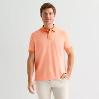 St. John's Bay Essential Oxford Mens Classic Fit Short Sleeve Polo Shirt