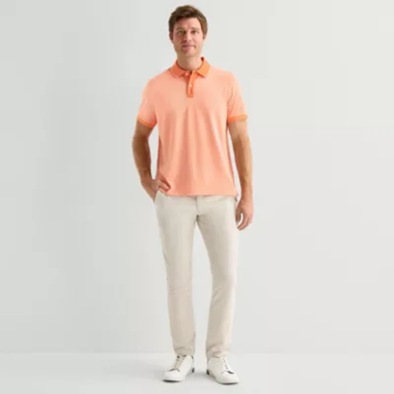 St. John's Bay Essential Oxford Mens Classic Fit Short Sleeve Polo Shirt