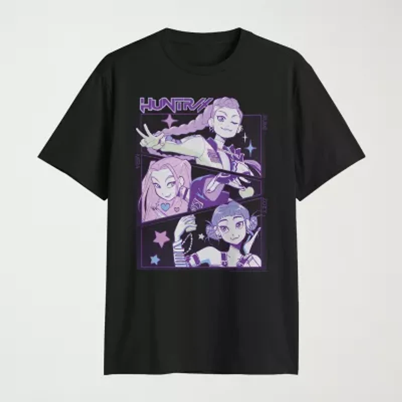 Novelty Mens Crew Neck Short Sleeve Regular Fit Graphic T-Shirt