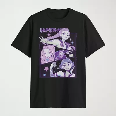 Novelty Mens Crew Neck Short Sleeve Regular Fit Graphic T-Shirt