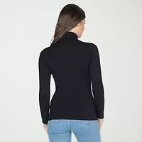 24seven Comfort Apparel Womens Long Sleeve Turtleneck