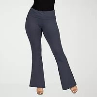 24seven Comfort Apparel Womens Flare Mid Rise Sweatpant