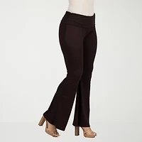 24seven Comfort Apparel Womens Flare Mid Rise Sweatpant