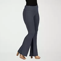 24seven Comfort Apparel Womens Flare Mid Rise Sweatpant