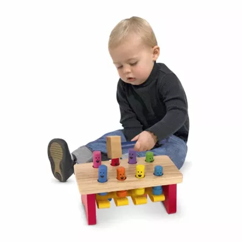 Melissa & Doug Deluxe Pounding Bench Interactive Toy