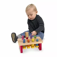 Melissa & Doug Deluxe Pounding Bench Interactive Toy