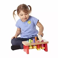 Melissa & Doug Deluxe Pounding Bench Interactive Toy