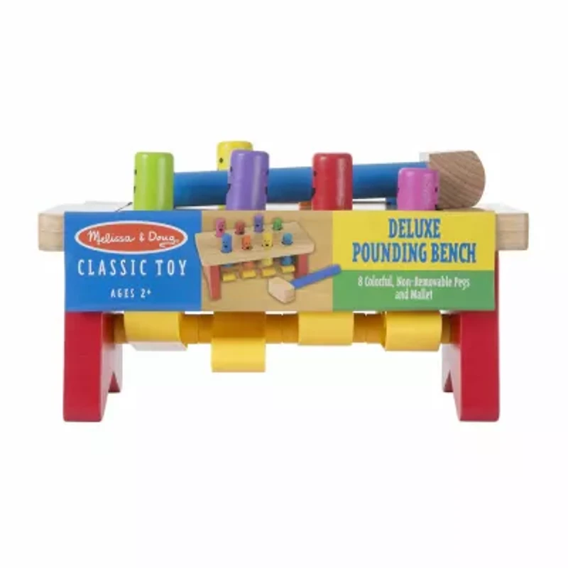Melissa & Doug Deluxe Pounding Bench Interactive Toy