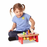 Melissa & Doug Deluxe Pounding Bench Interactive Toy