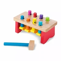 Melissa & Doug Deluxe Pounding Bench Interactive Toy