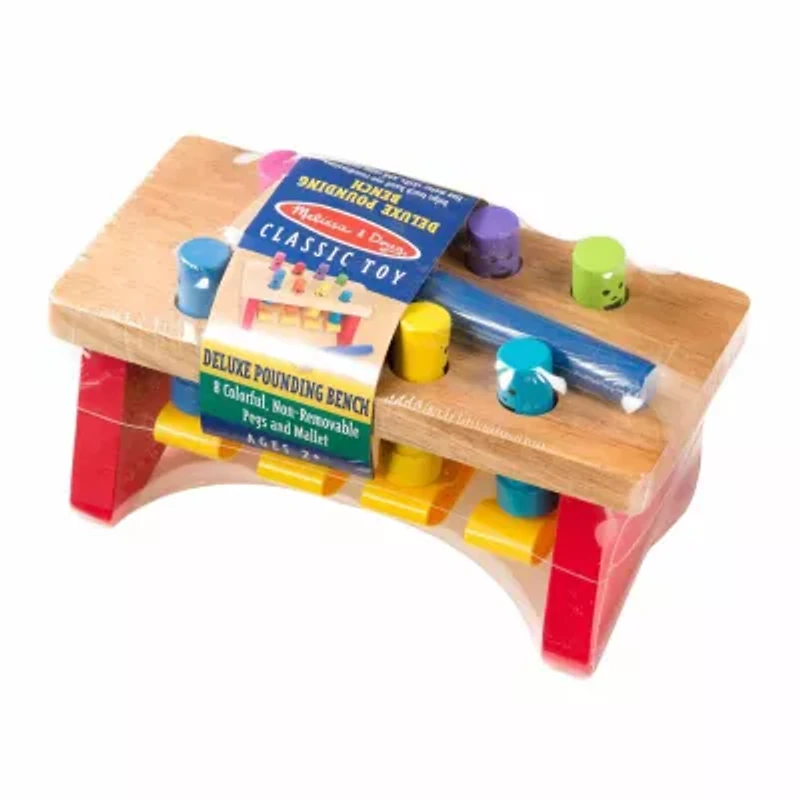 Melissa & Doug Deluxe Pounding Bench Interactive Toy