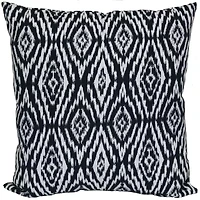 Outdoor Oasis Ikat Square Throw Pillow