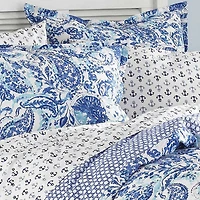 Poppy & Fritz Brooke Aqua Comforter Set