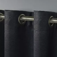 Exclusive Home Curtains Oxford Grommet Top Energy Saving Blackout Set of 2 Curtain Panel