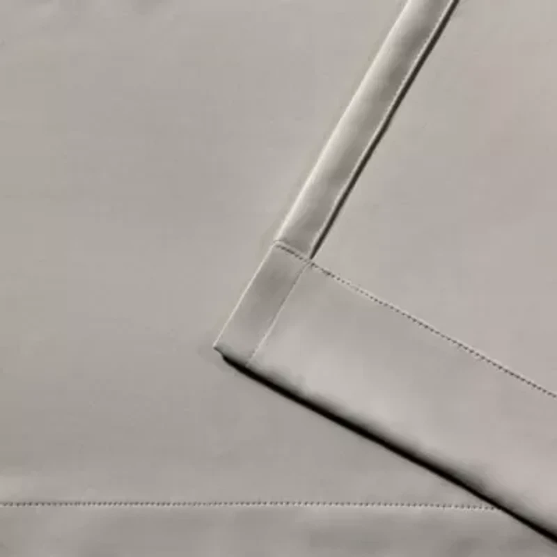 Exclusive Home Curtains Sateen Patio Energy Saving Blackout Grommet Top Single Door Curtain