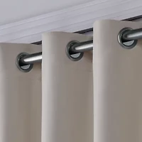 Exclusive Home Curtains Sateen Patio Energy Saving Blackout Grommet Top Single Door Curtain