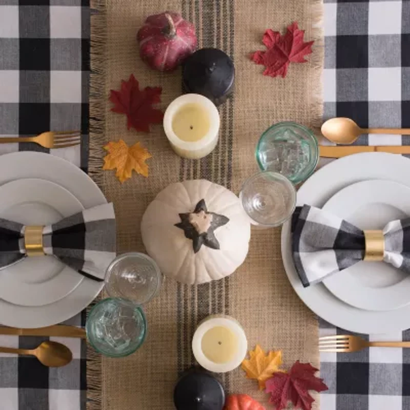 Design Imports Buffalo Check Tablecloth