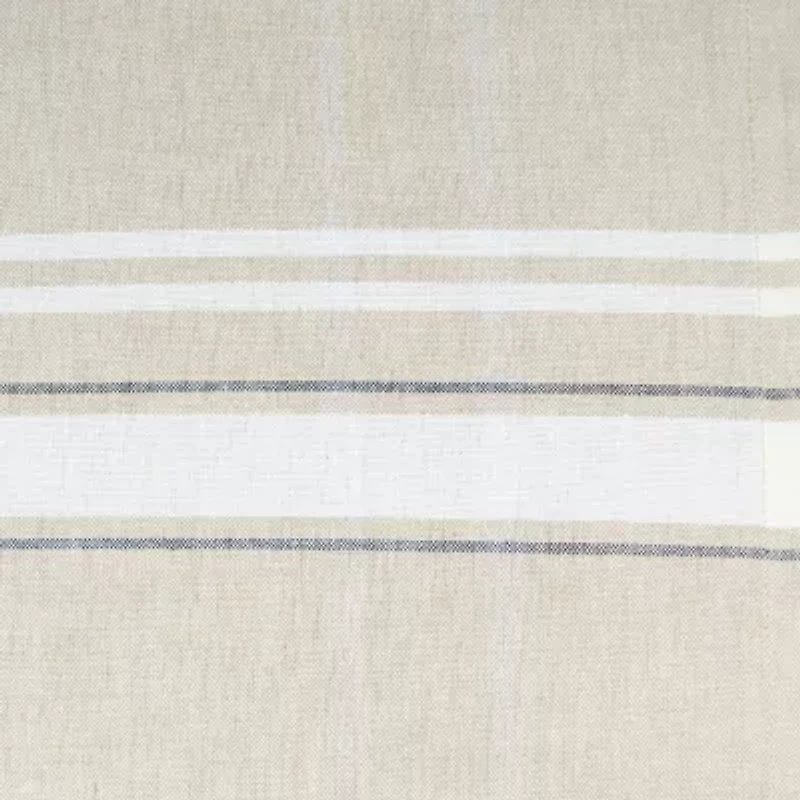 Design Imports Chambray French Sripe Tablecloth