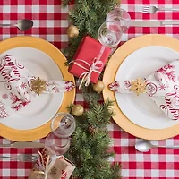 Design Imports Checkers Tablecloth