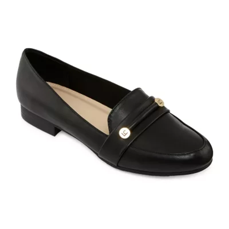 Liz Claiborne Trish Womens Round Closed Toe Loafers