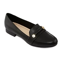 Liz Claiborne Trish Womens Round Closed Toe Loafers