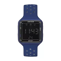 Armitron Pro Sport Mens Digital Blue Strap Watch 40/8417blu