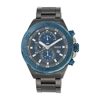 Armitron® Mens Navy and Dark Gray Bracelet Watch