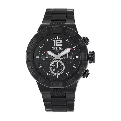 Armitron® Mens Black Titanium Bracelet Watch