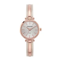 Armitron Womens Rose Goldtone Bangle Watch 75/5523bhrg