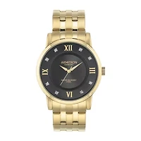 Armitron All Sport Mens Gold Tone Stainless Steel Bracelet Watch 20/5251bkgp