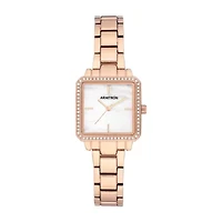 Armitron Womens Crystal Accent Rose Goldtone Bracelet Watch 75/5589mprg
