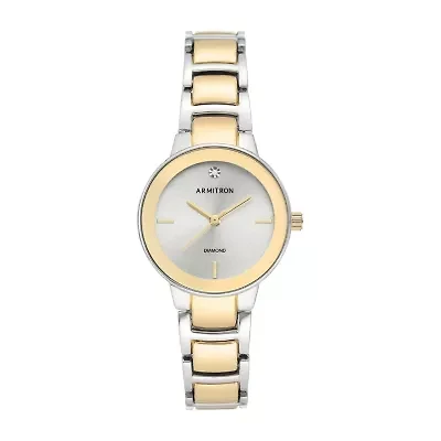 Armitron Womens Two Tone Bracelet Watch 75/5594svtt