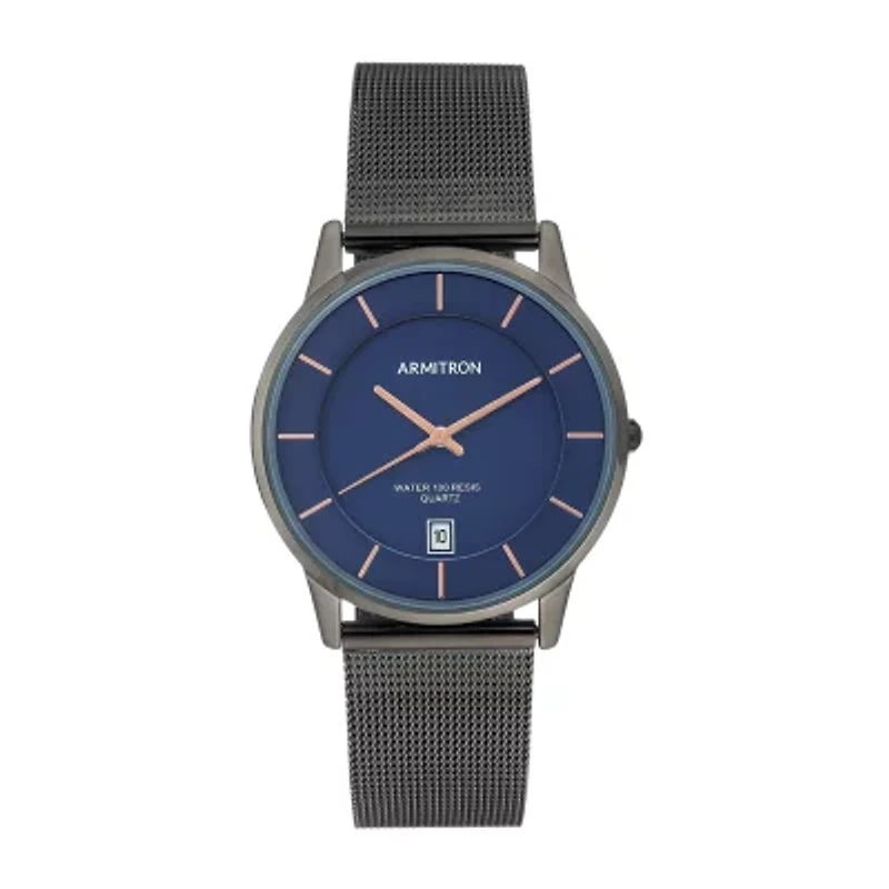 Armitron Mens Gray Stainless Steel Bracelet Watch 20/5123nvdg
