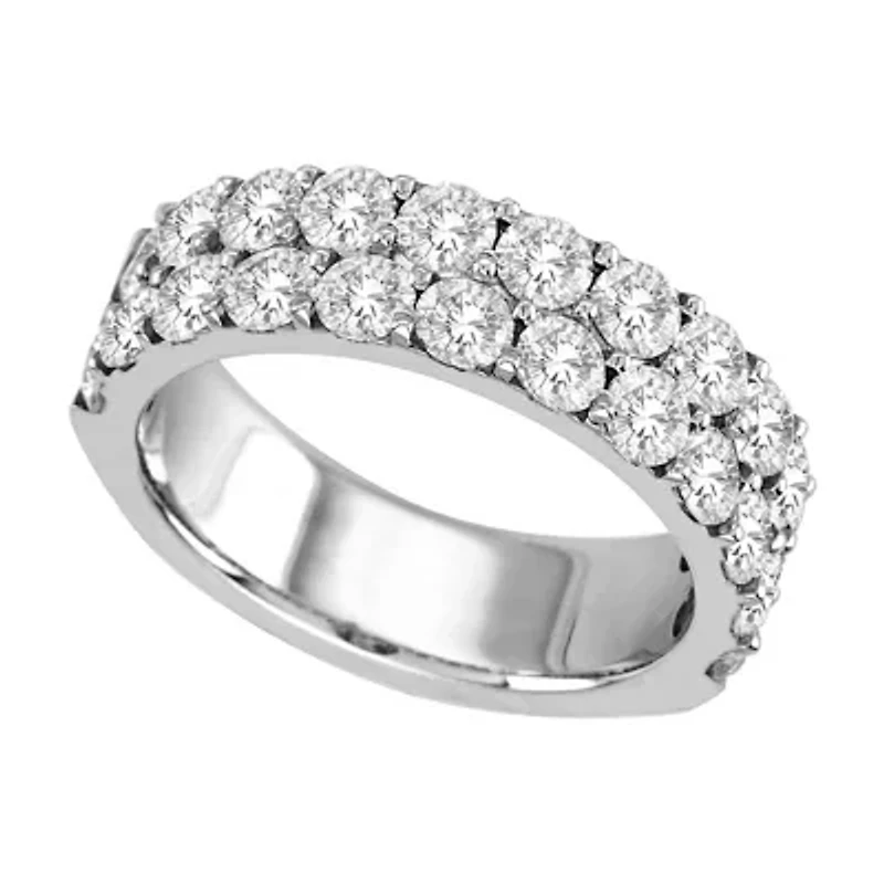 Womens 1 CT. T.W. Natural Diamond 14K Gold Anniversary Band