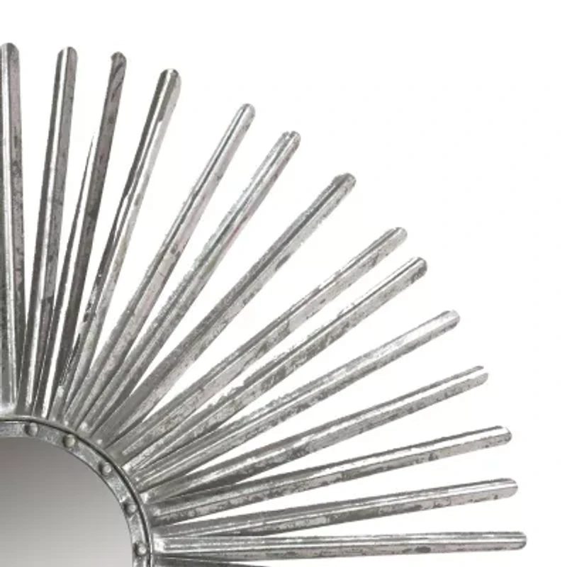 Safavieh Shanira Silver Wall Mount Sunburst Wall Mirror