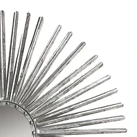 Safavieh Shanira Silver Wall Mount Sunburst Wall Mirror