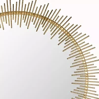 Safavieh Sunray Antique Gold Wall Mount Sunburst Wall Mirror