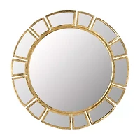 Safavieh Deco Antique Gold Wall Mount Sunburst Wall Mirror