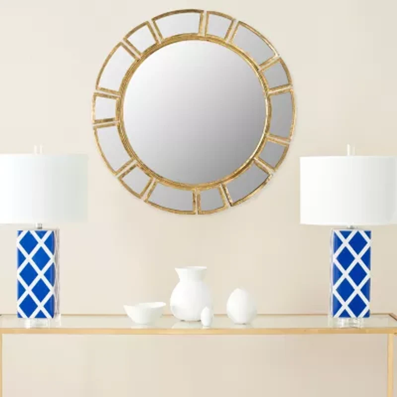 Safavieh Deco Antique Gold Wall Mount Sunburst Wall Mirror