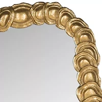 Safavieh Garland Antique Gold Wall Mount Oval Wall Mirror