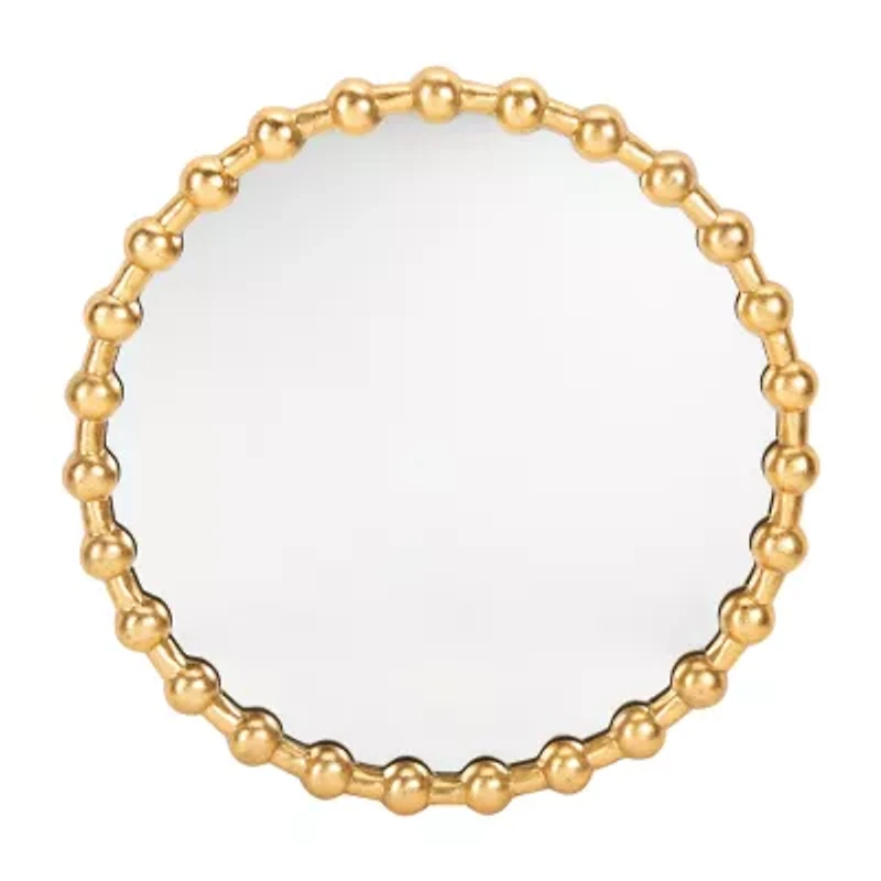 Safavieh Eden Gold Foil Wall Mount Round Wall Mirror