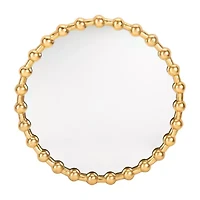 Safavieh Eden Gold Foil Wall Mount Round Wall Mirror