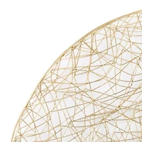 Safavieh Harner Brass Wall Mount Round Wall Mirror