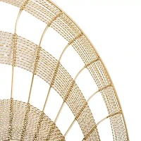Safavieh Acton Brass Wall Mount Round Wall Mirror