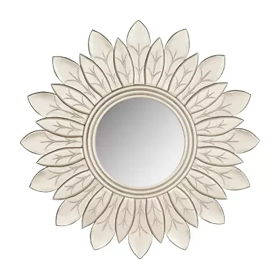 Safavieh Sun King Pewter Wall Mount Sunburst Wall Mirror